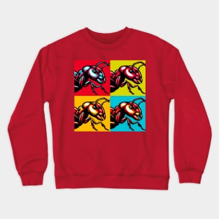 Pop Red Fire Ant - Cool Insect Crewneck Sweatshirt